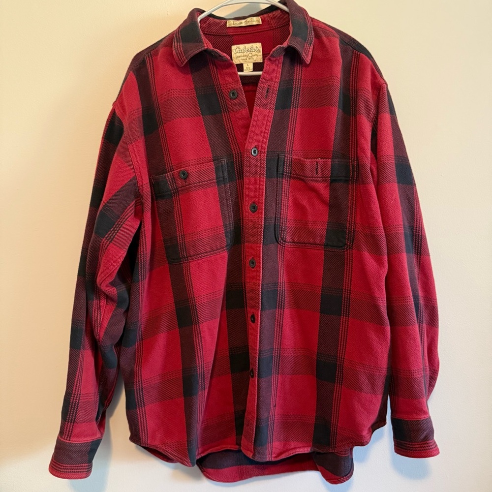 Men’s Red & Black Flannel